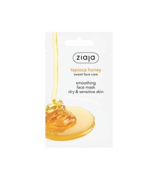 Ziaja - Erweichende Tapioka-Honig-Gesichtsmaske für trockene und empfindliche Haut