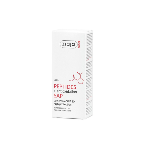 Ziaja Med - *Peptides* - Gesichtscreme LSF 30 mit antioxidativem SAP